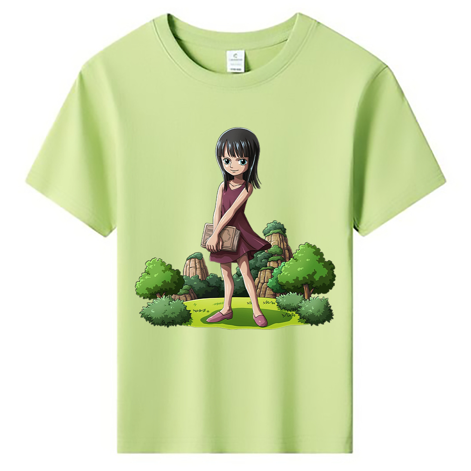 ワンピース ニコ・ロビン ONE PIECE Nico Robin 綿100％キッズTシャツ（フロントプリント）